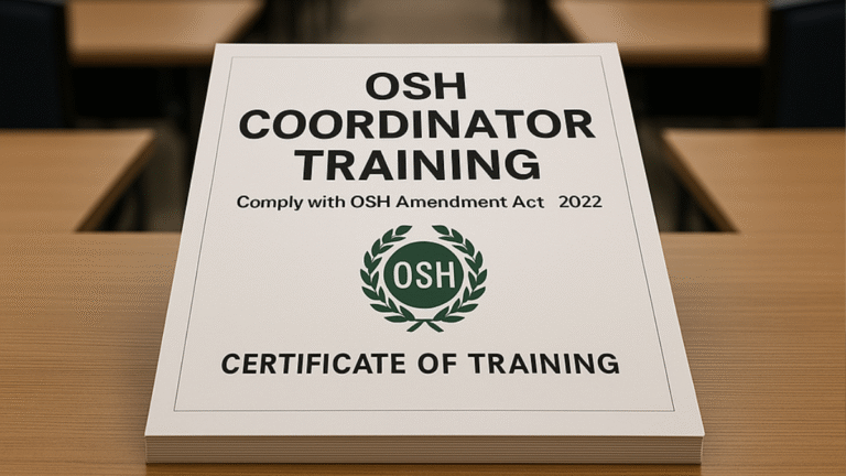 OSH Coordinator Training Malaysia, January 2026 Schedule and Act 2022 ...