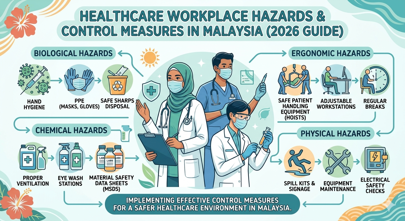 Healthcare Workplace Hazards & Control Measures in Malaysia (2026 Guide)