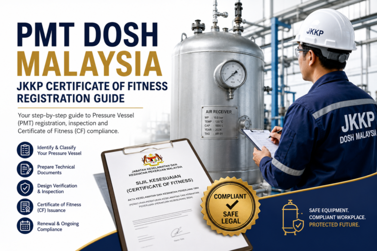 PMT DOSH Malaysia: JKKP Certificate of Fitness Registration Guide