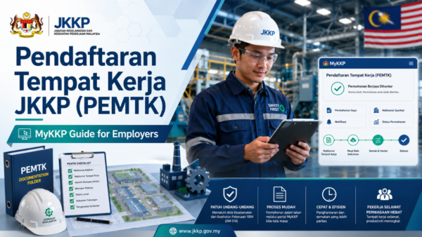 Pendaftaran Tempat Kerja JKKP PEMTK